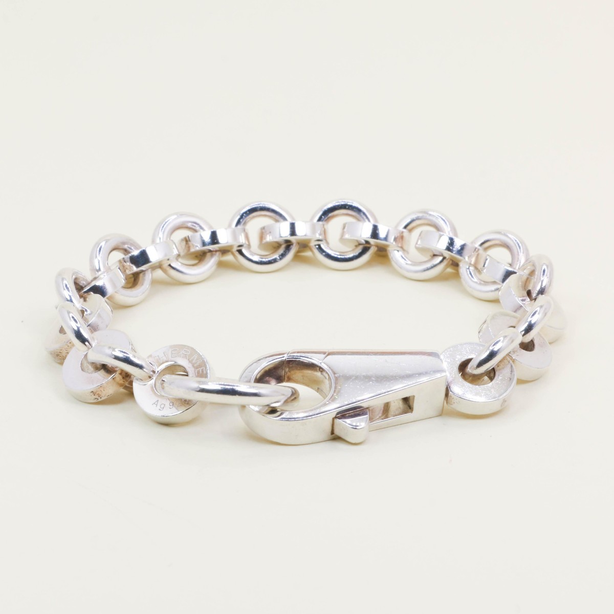 Hermes Voltige Bracelet Silver