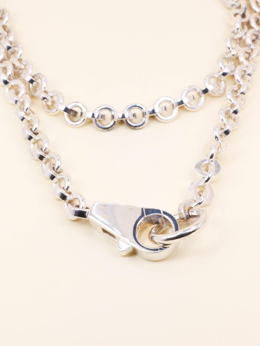 Hermes Sautoir Voltige Silver-photo-2