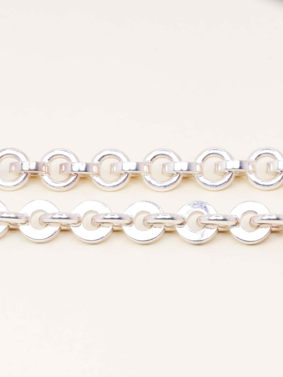 Hermes Voltige Silver Choker Necklace-photo-4