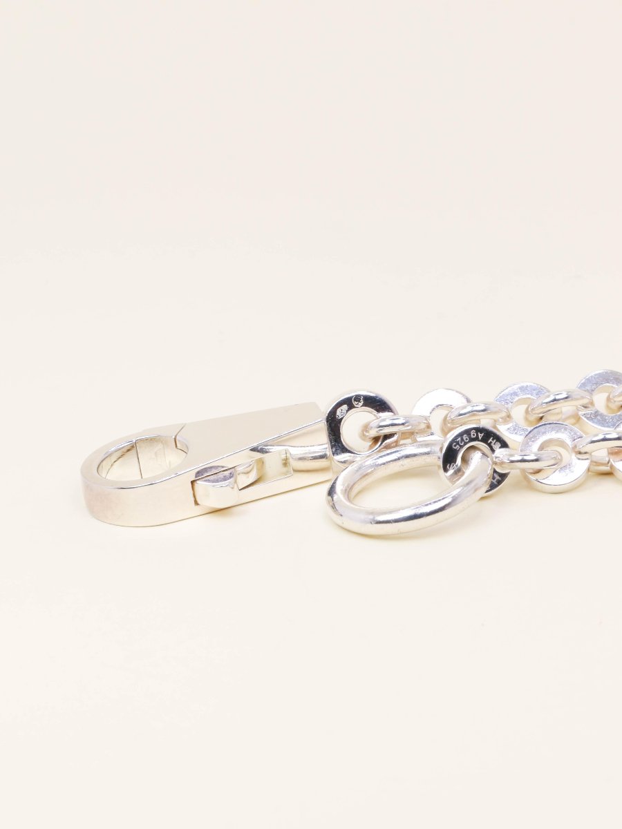 Hermes Voltige Silver Choker Necklace-photo-3