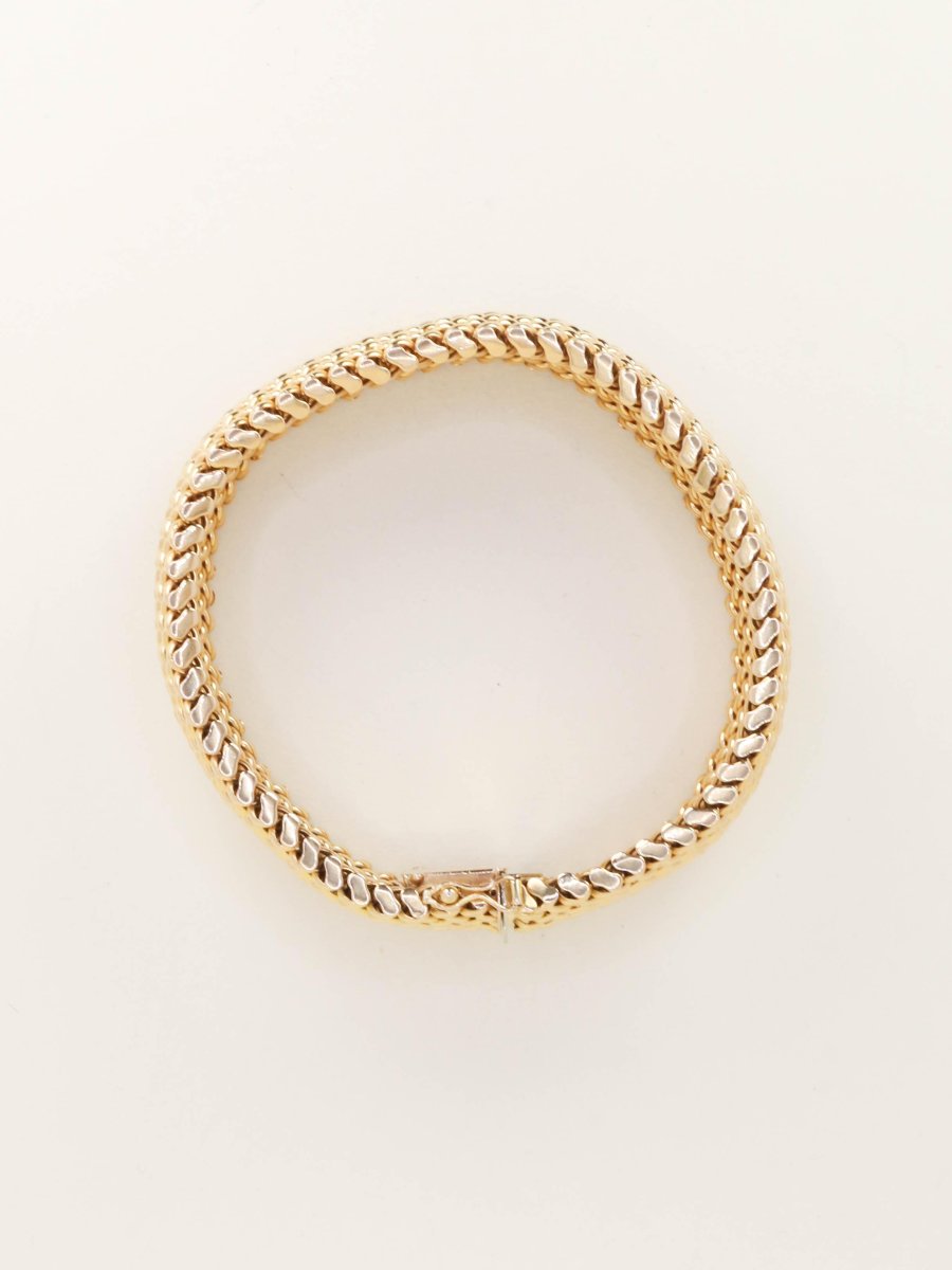 UnoAErre Bracelet maille milanaise or jaune-photo-5