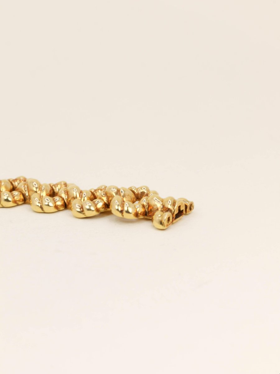 BALENCIAGA Montre vintage or jaune-photo-3