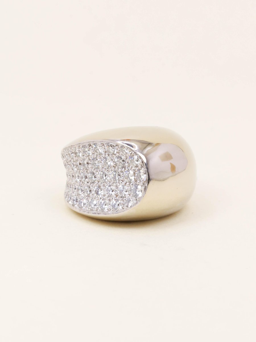 Fred-candy Ring In White Gold With Diamonds-photo-3