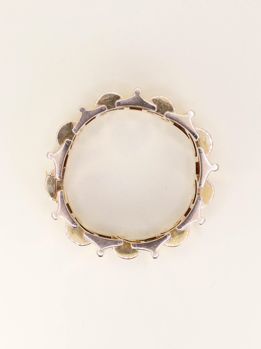 Yellow Gold Tank Bracelet-photo-3