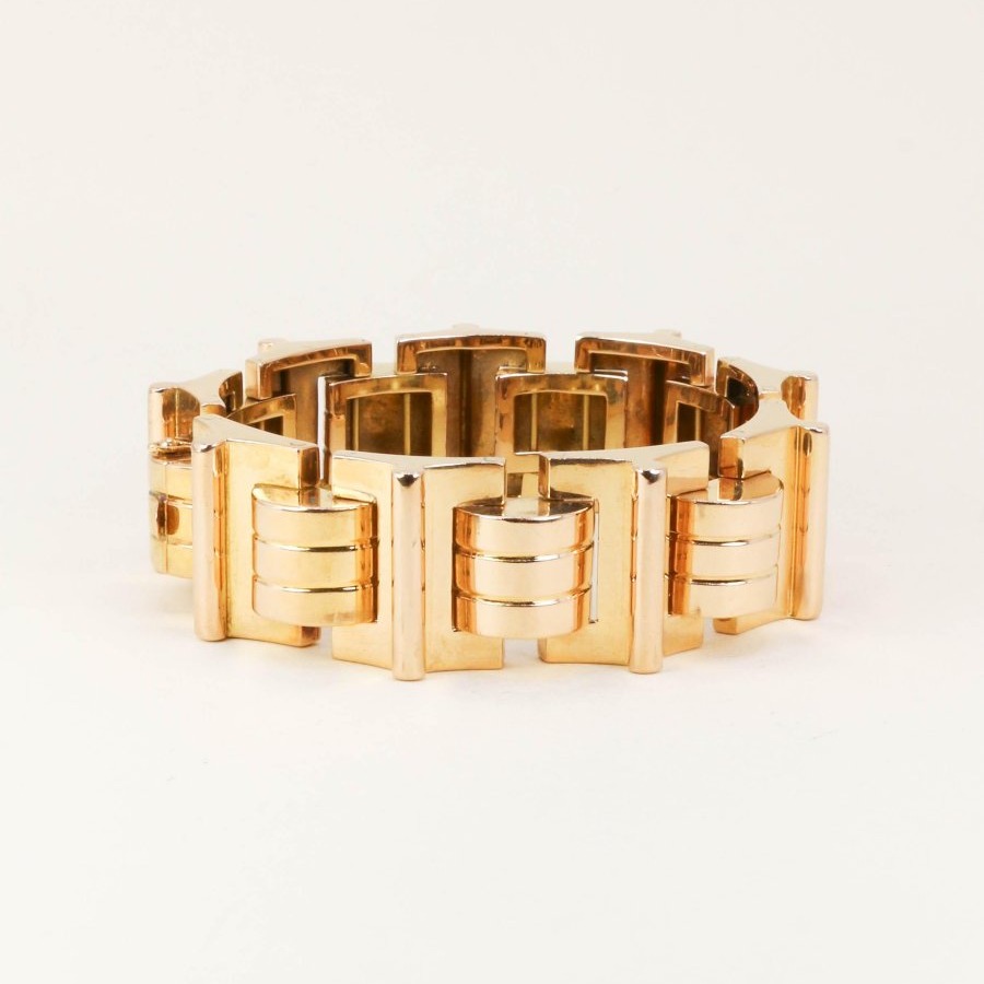 Yellow Gold Tank Bracelet