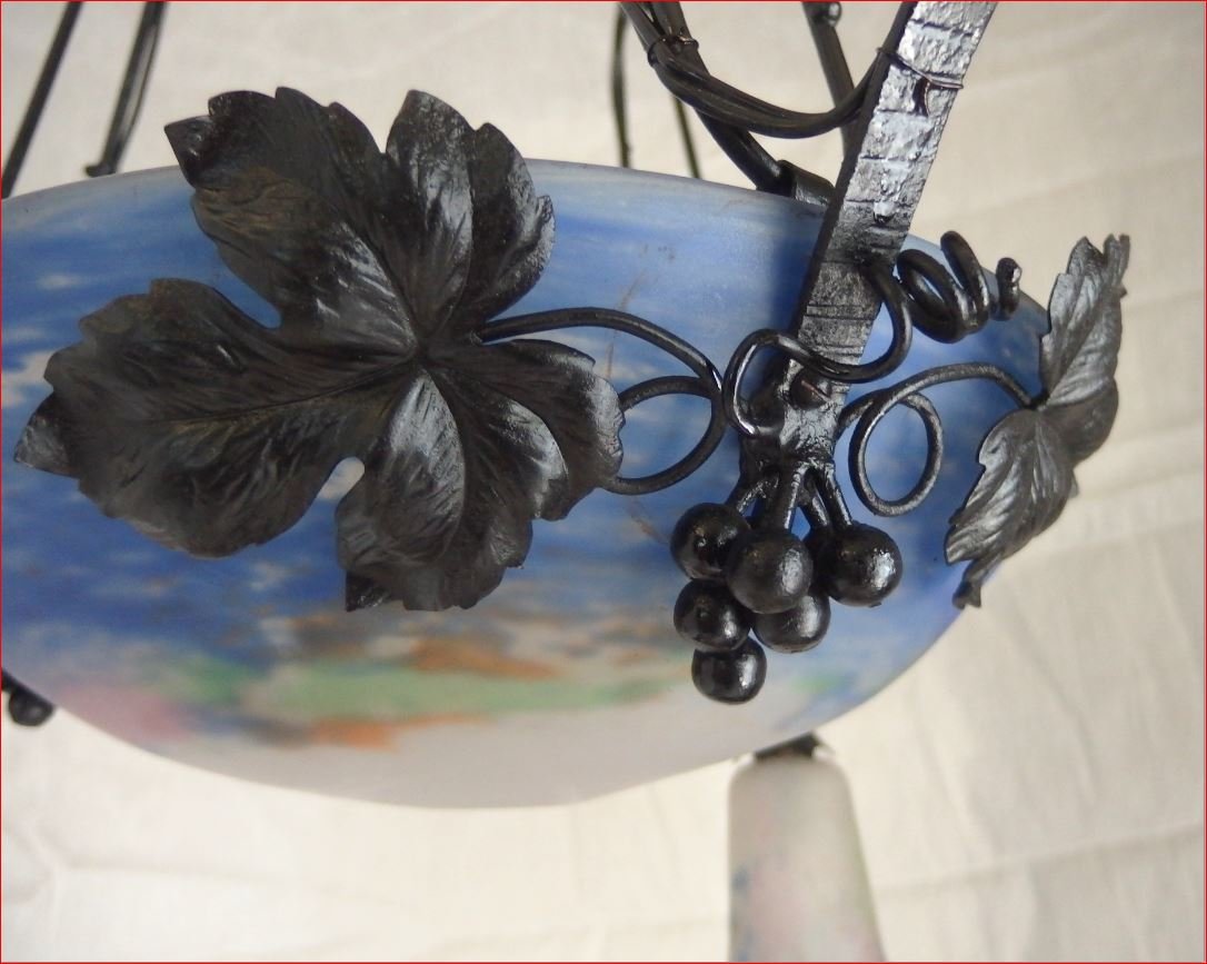 Art Nouveau Chandelier.-photo-2