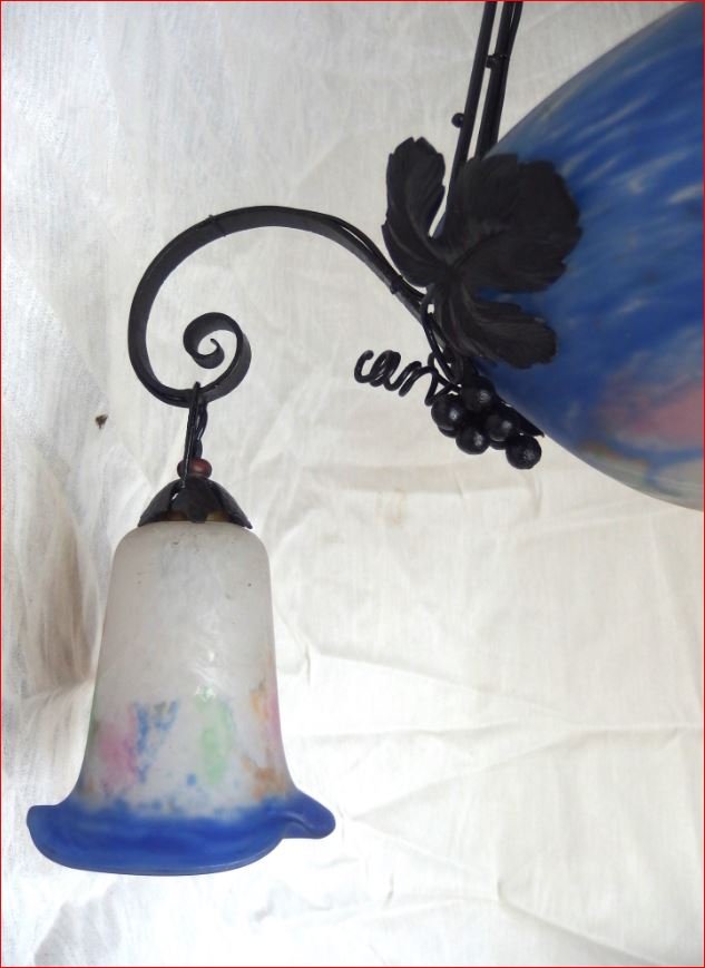 Art Nouveau Chandelier.-photo-4