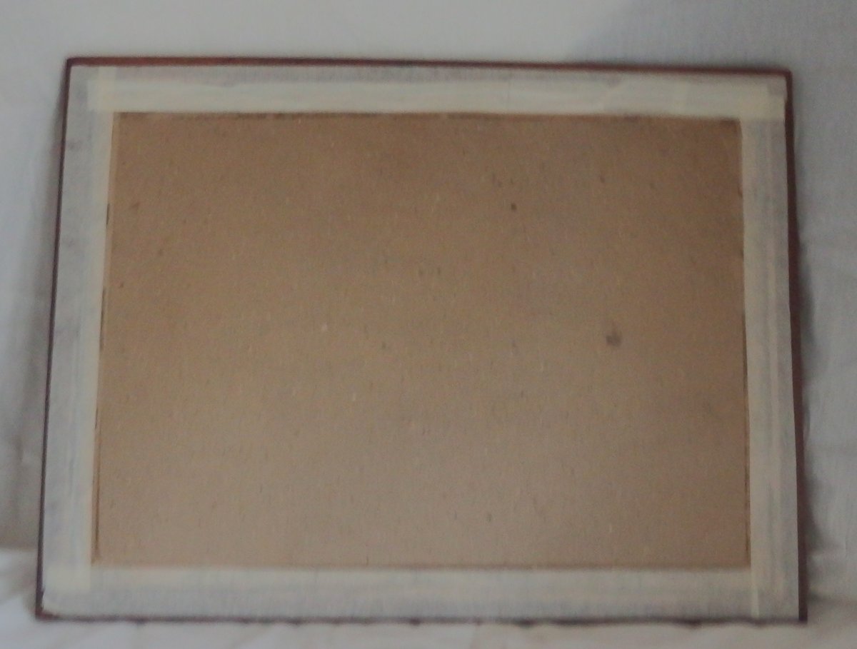 Gravure scéne galante, "les premiéres escarmouches".-photo-2