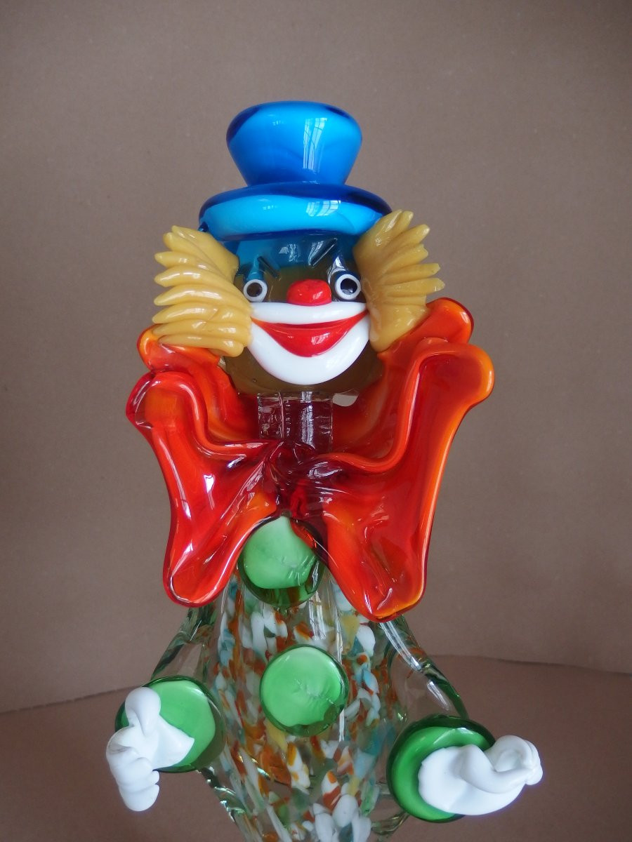 Clown In Colored Glass .-photo-3