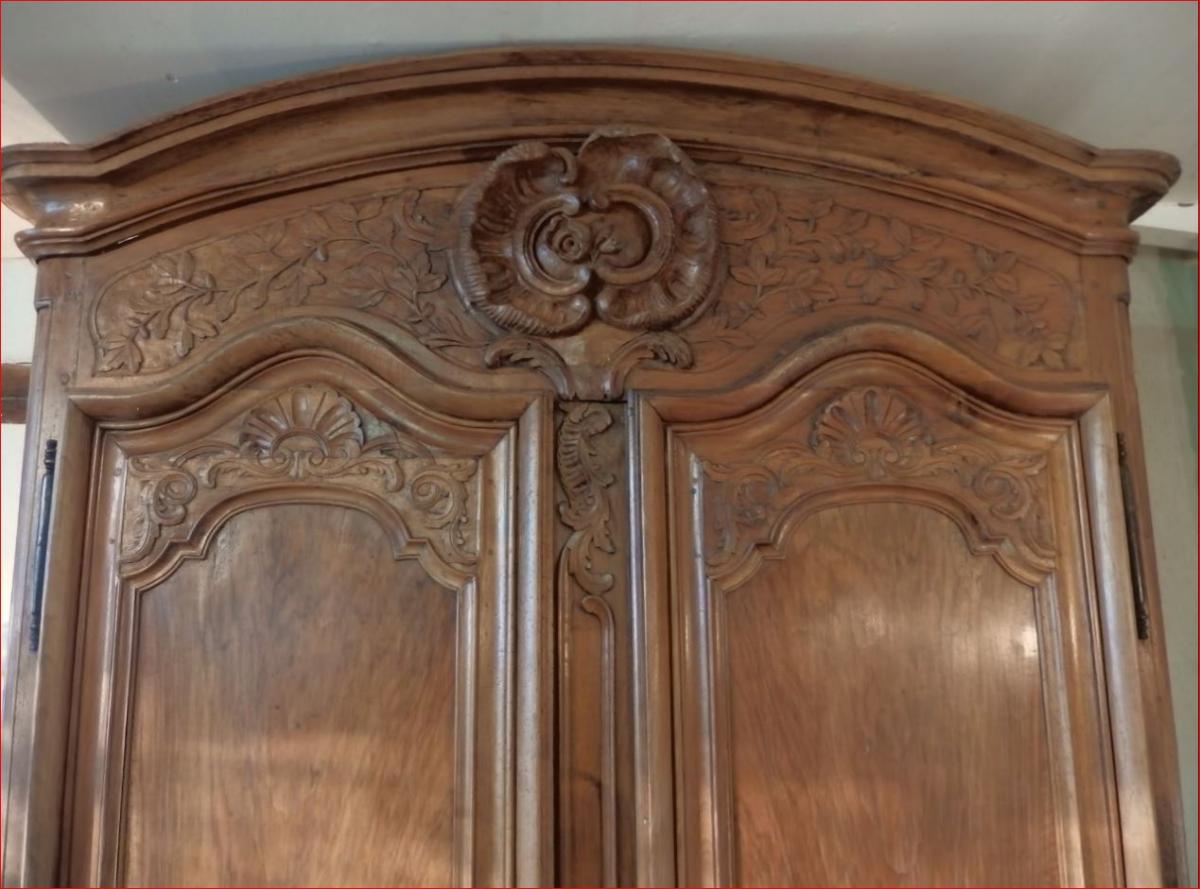 Armoire Lyonnaise En Noyer.-photo-3