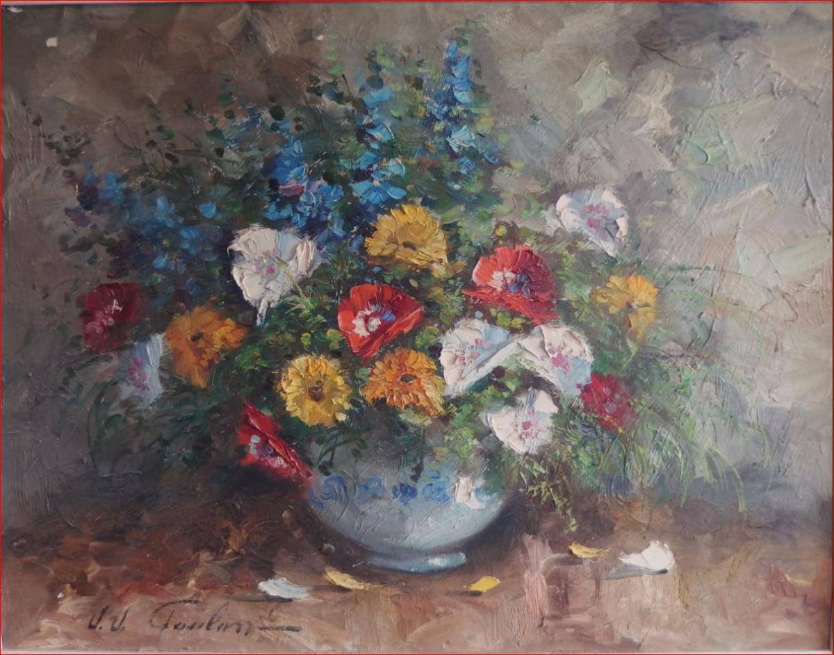 Bouquet De Fleurs (foulon).