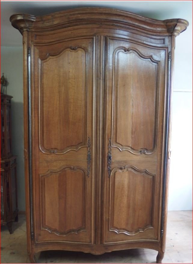 Armoire Galbée Louis XV-photo-2