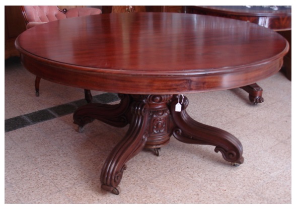 Oval Table Mahogany.-photo-2