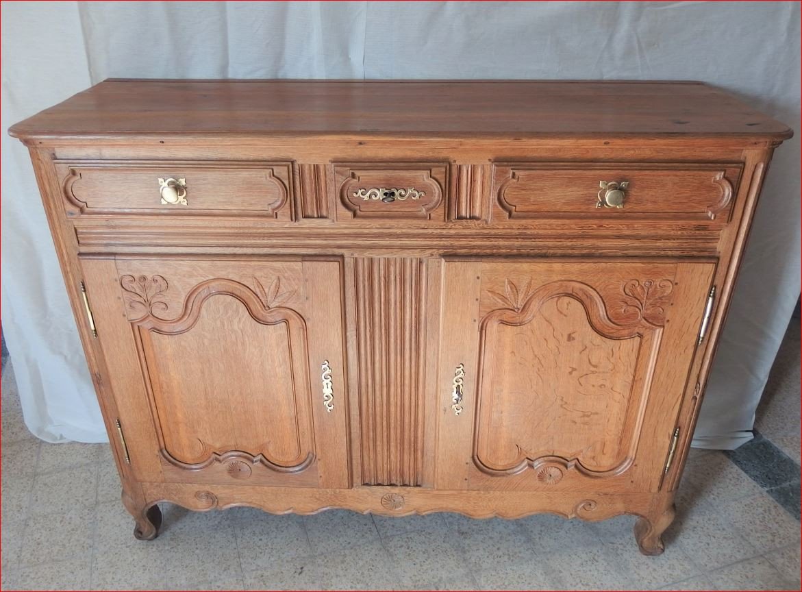 19th Century Oak Buffet.-photo-1