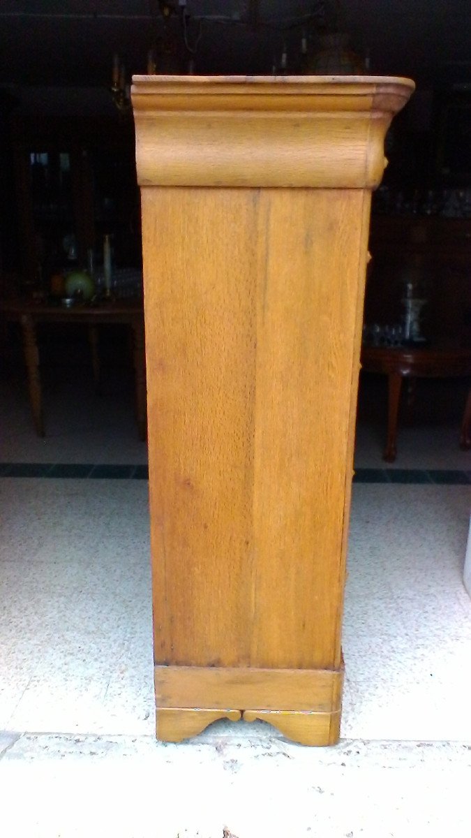 Chiffonier In Oak With Five Drawers-photo-2