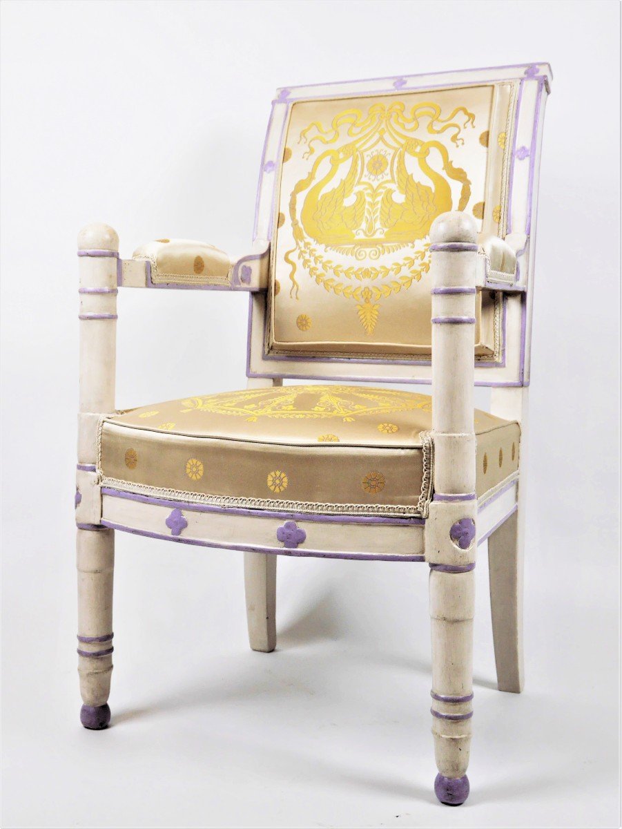 Fauteuil Provenant Du Château De Fontainebleau