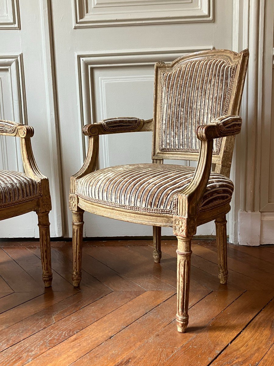 A Pair Of Louis XVI Style Children's Armchairs-photo-4