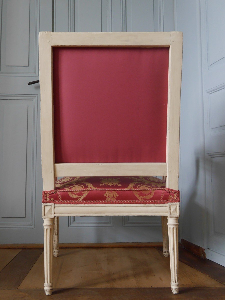 A Louis XVI Armchair By Boulard From The Palais De Fontainebleau-photo-4