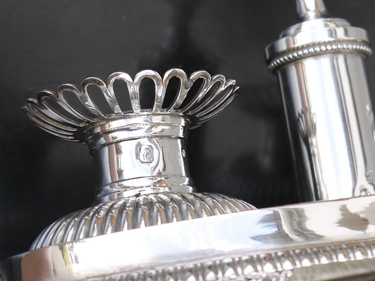 Great Double Salt Cellar, Restoration Period, 19th Century-photo-4