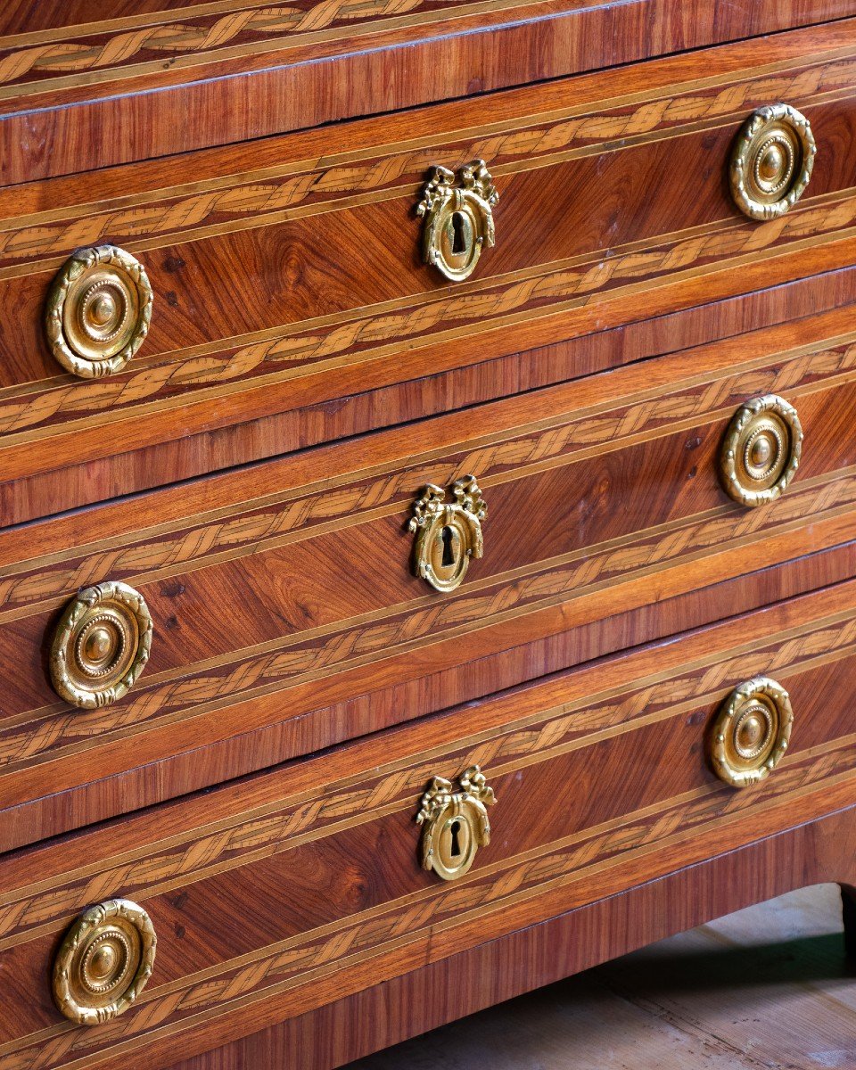 Secrétaire Louis XVI Estampillé Nicolas Petit, XVIIIe-photo-1