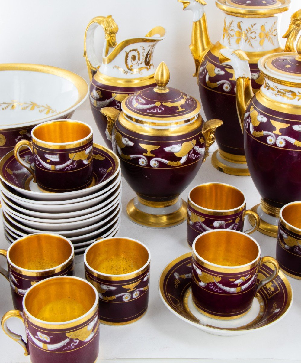 Service à Café d'époque Consulat, Début XIXe