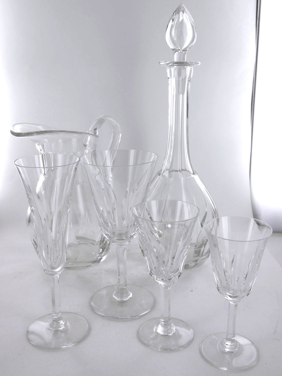 A Saint Louis Crystal Service For 12 People, Cerdagne Model