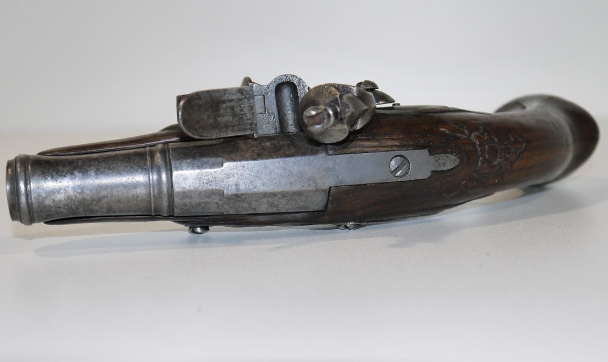 Pistolet De Voyage d'époque XVIIIe-photo-1