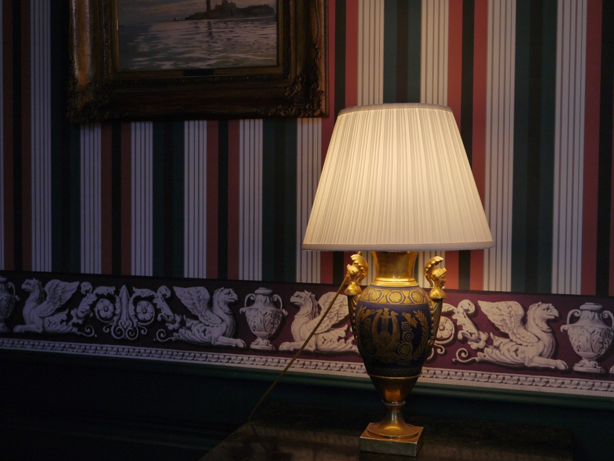 Vase Empire Monté En Lampe-photo-4