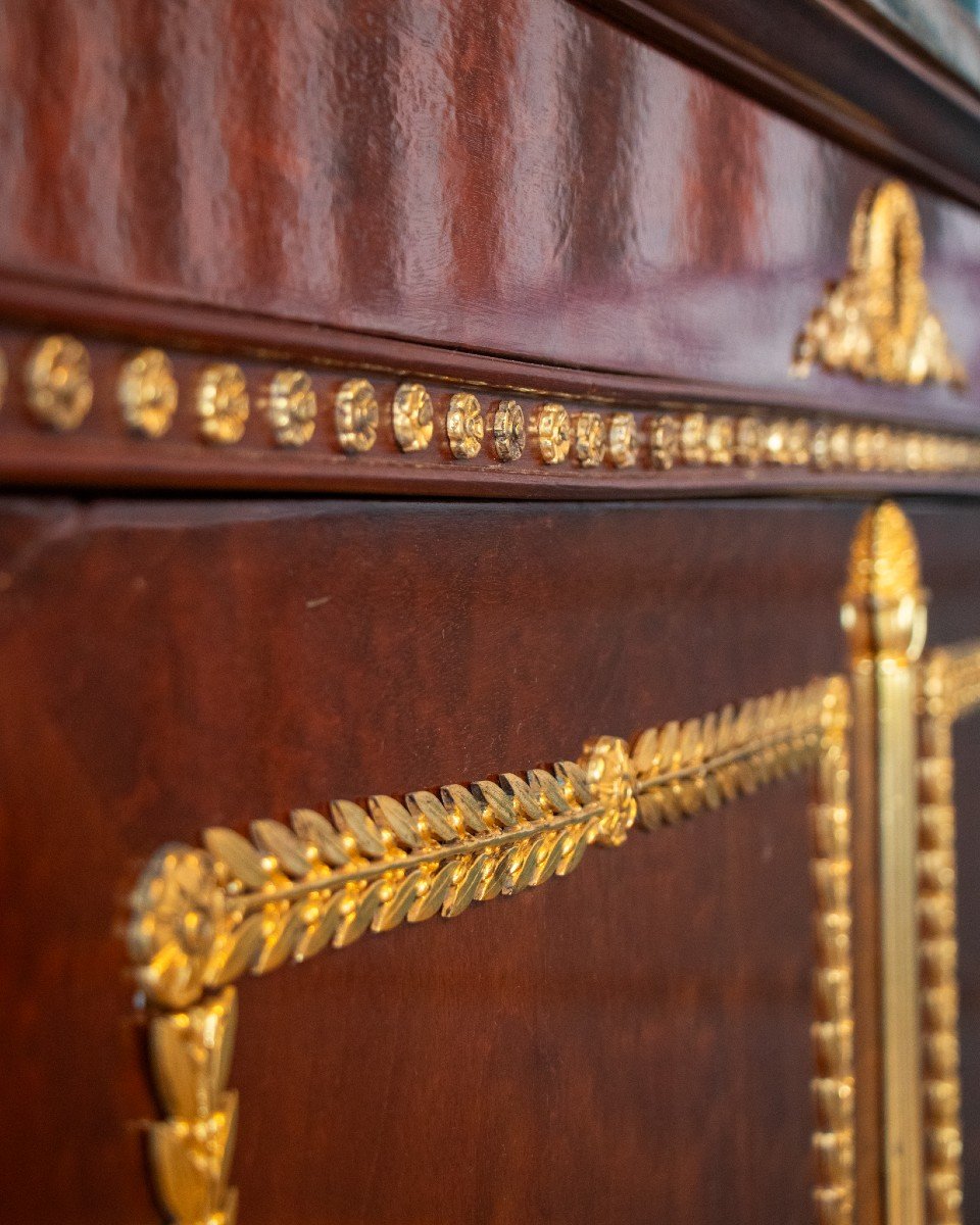 A Jacob Desmalter Stamped Door Chest, Early 19th Century-photo-1