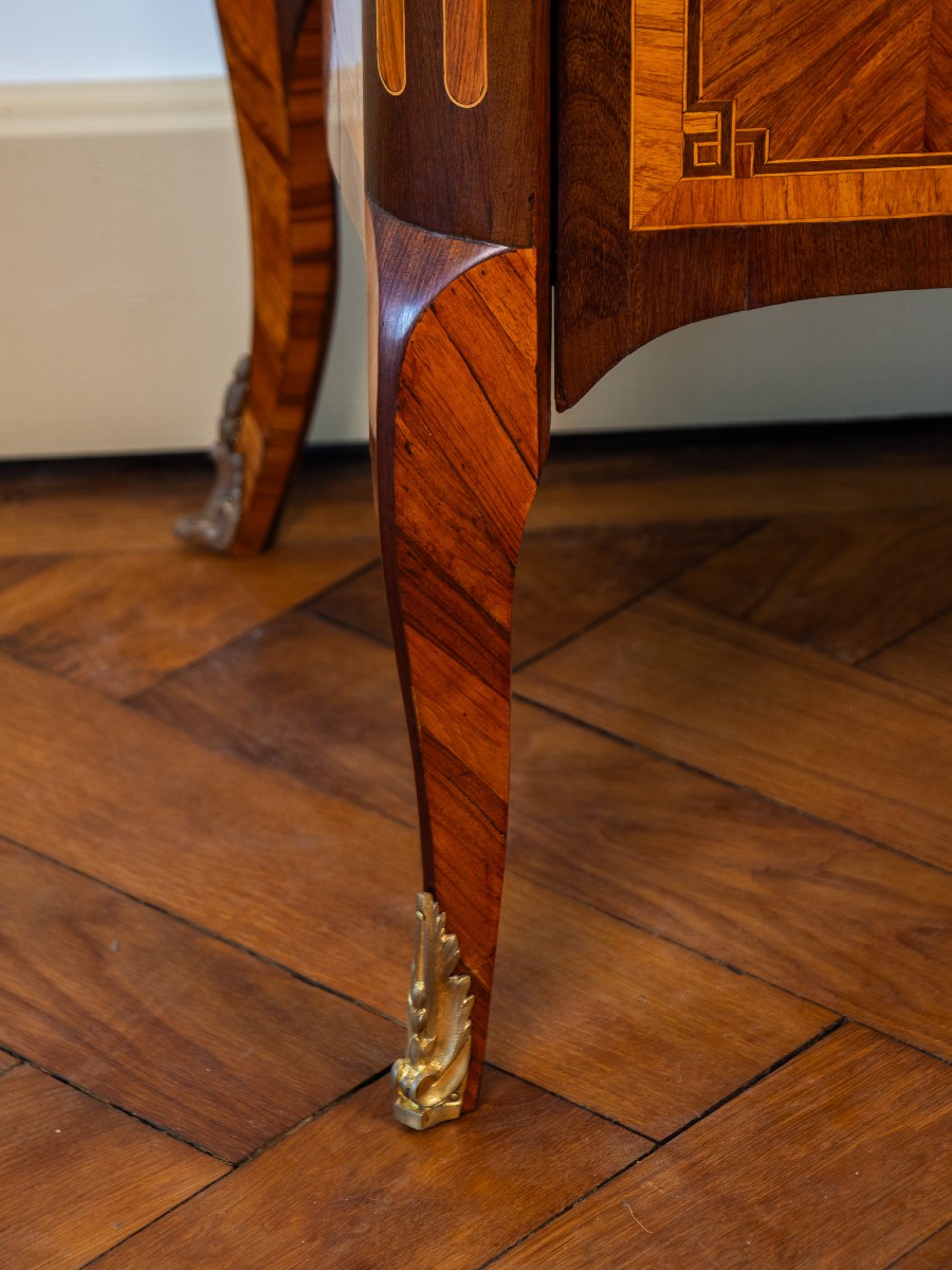 Transitional Chest Of Drawers, 18th Century-photo-2