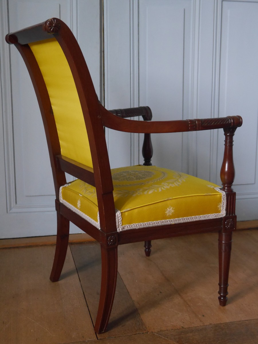 Fauteuil d'enfant en acajou d'époque Consulat, XIXe-photo-2