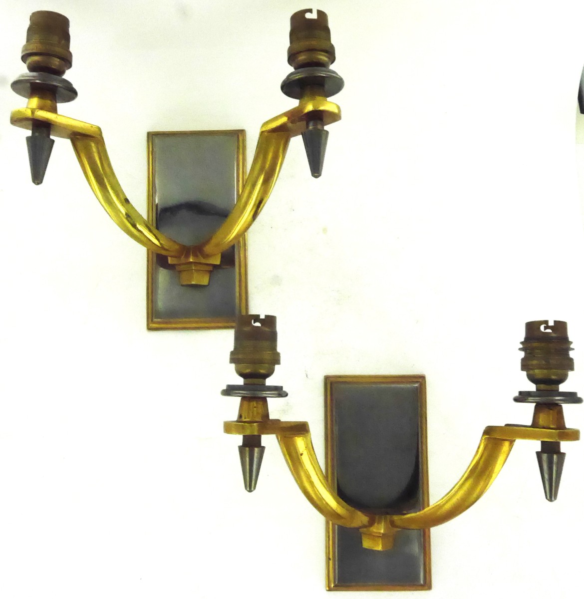 Paire d'Appliques Art Déco, Début XXe Siècle