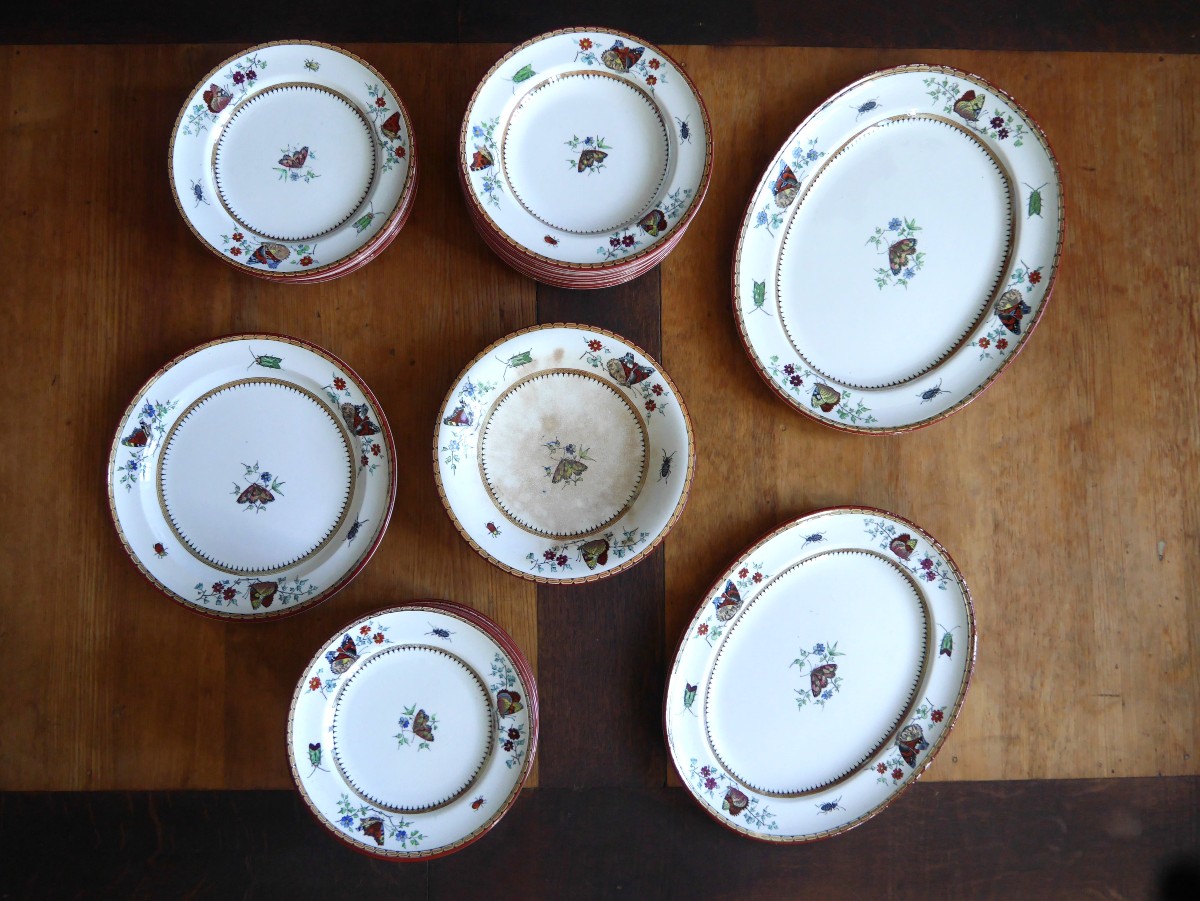 Service en faïence fine de la manufacture Minton, vers 1860-photo-3