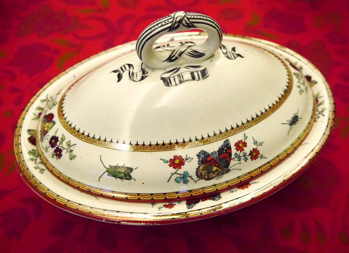 Service en faïence fine de la manufacture Minton, vers 1860