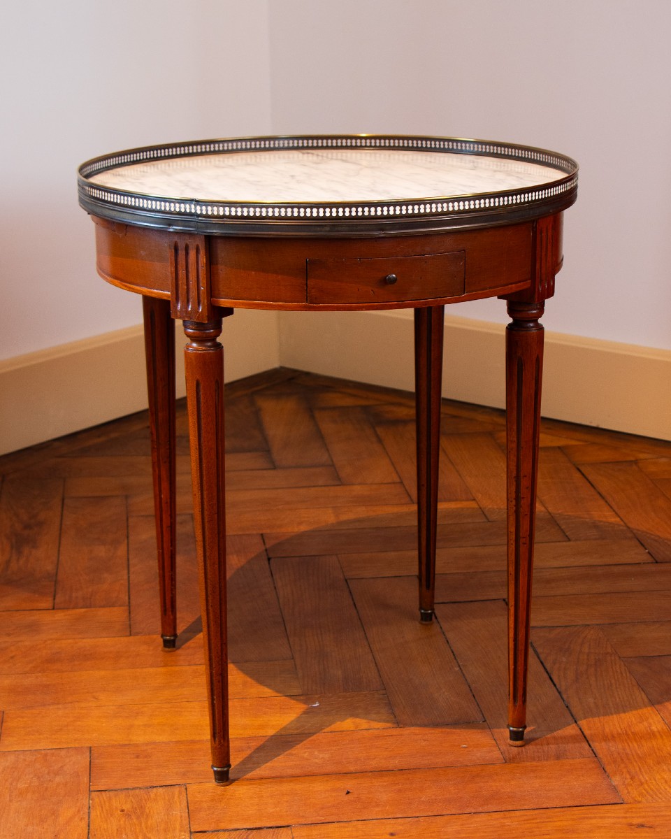 Table bouillotte de style Louis XVI