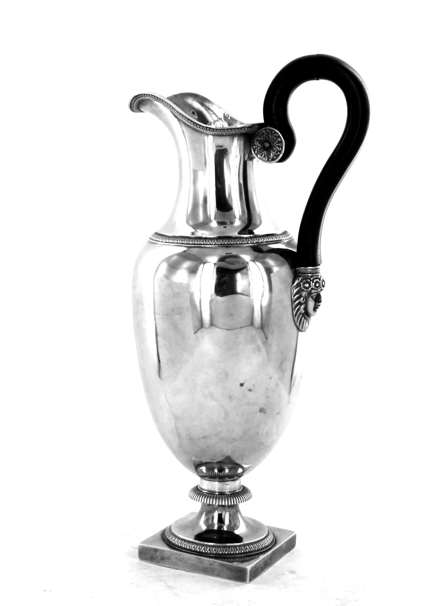 An Empire Silver Ewer, Early 19th Century-photo-3