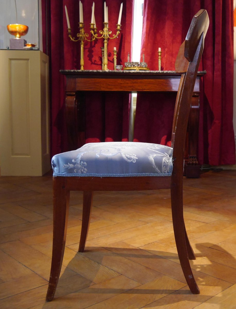 Suite de 4 chaises Directoire par Georges  Jacob-photo-2