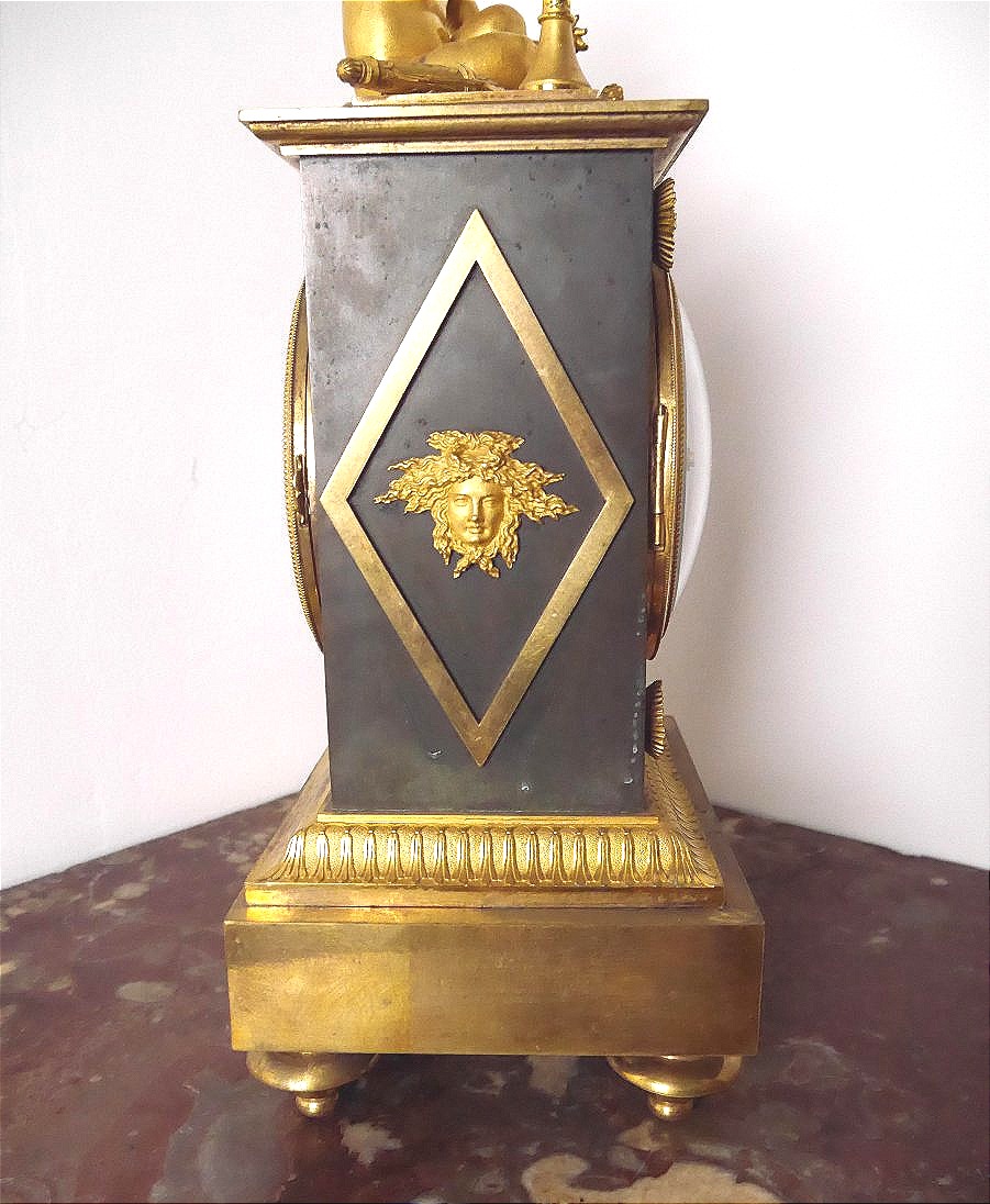 An Empire-period Clock Depicting An Allegory Of Love, Early 19th Century-photo-4