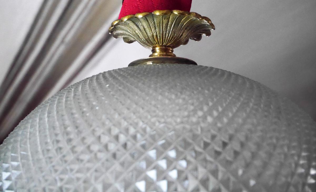 Lustre Montgolfière de style Empire, XIXe-photo-4