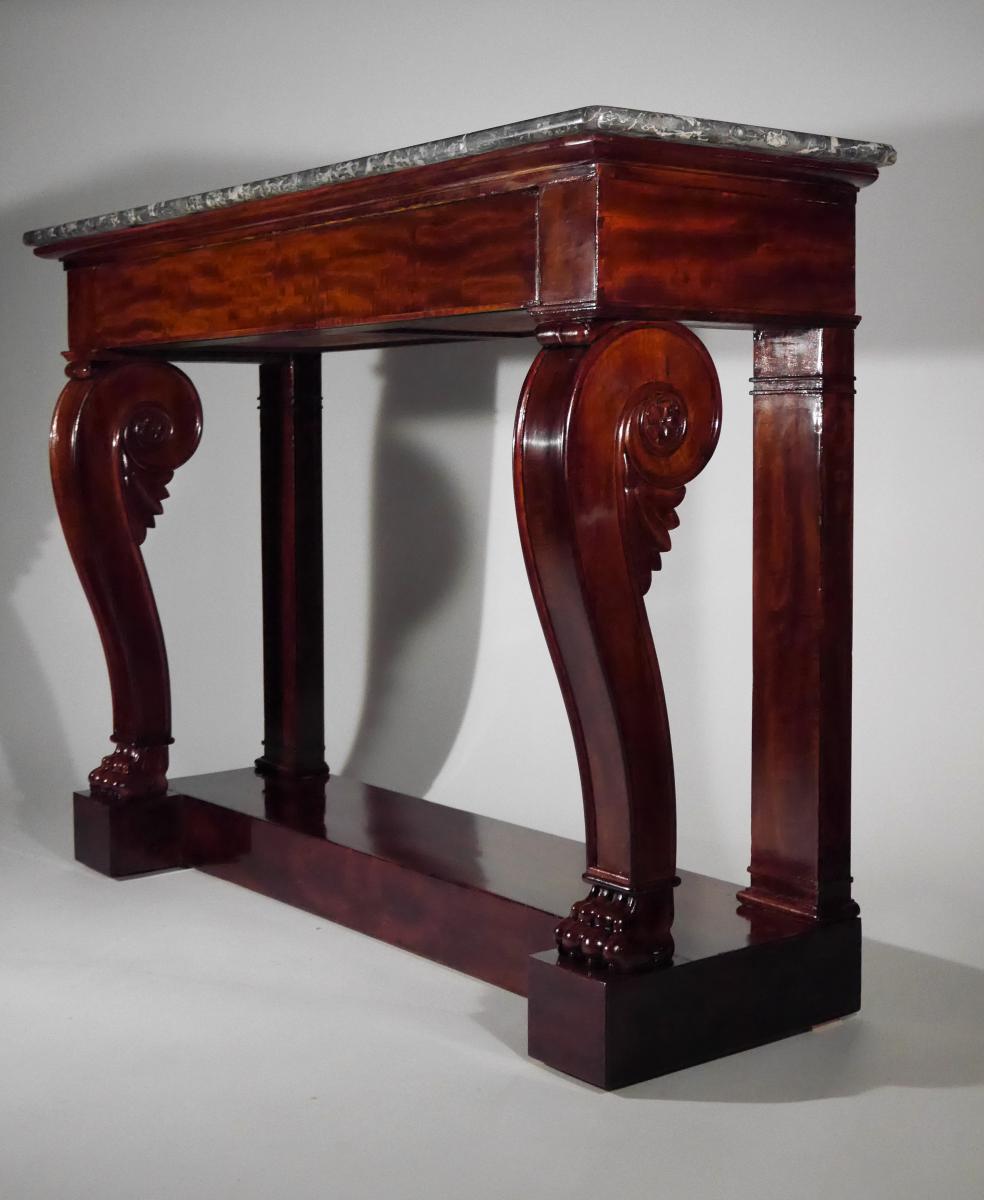 Big Console In The Empire Style By Jacob, 19th Century-photo-5