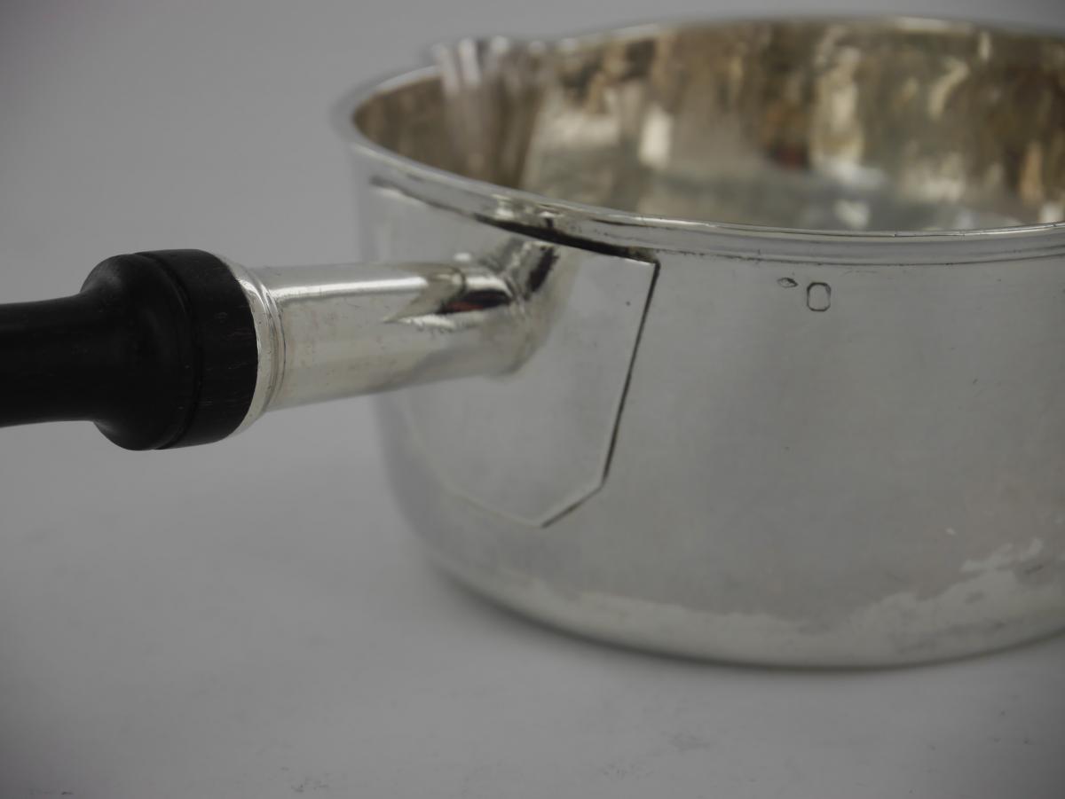 Silver Saucepan, Empire Style, 19th Century-photo-3