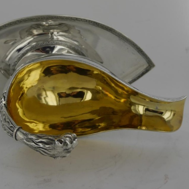 Silver Sauceboat, Empire Period, Beginning Of The 19th Century-photo-1