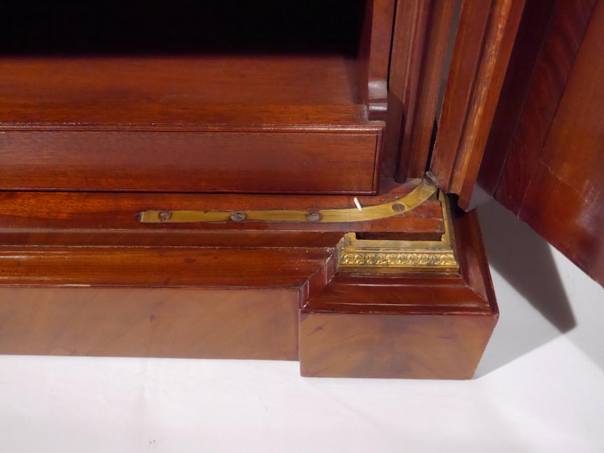 An Empire Wardrobe In Mahogany, Attributed To Thomire, Duterme Et Cie.-photo-2