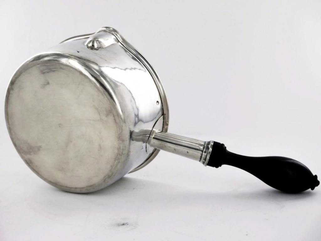 Silver Saucepan In The Empire Style, Early 19th Century-photo-1