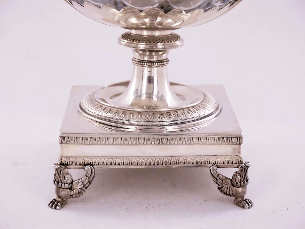 Drageoir Or Confiturier In Silver Of Empire Style (1819-1838)-photo-1