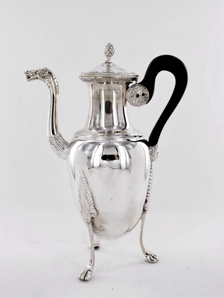 Small Empire Coffee Pot, Early 19th