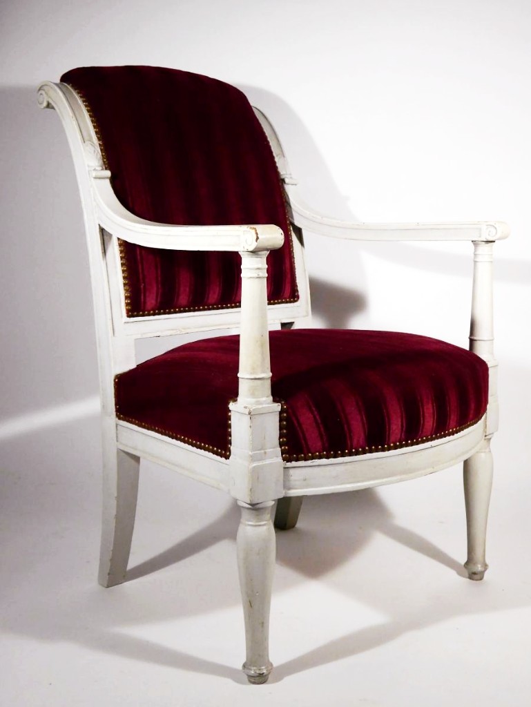 Fauteuil Empire Estampillé Jacob D Rue Meslée, Début XIXe