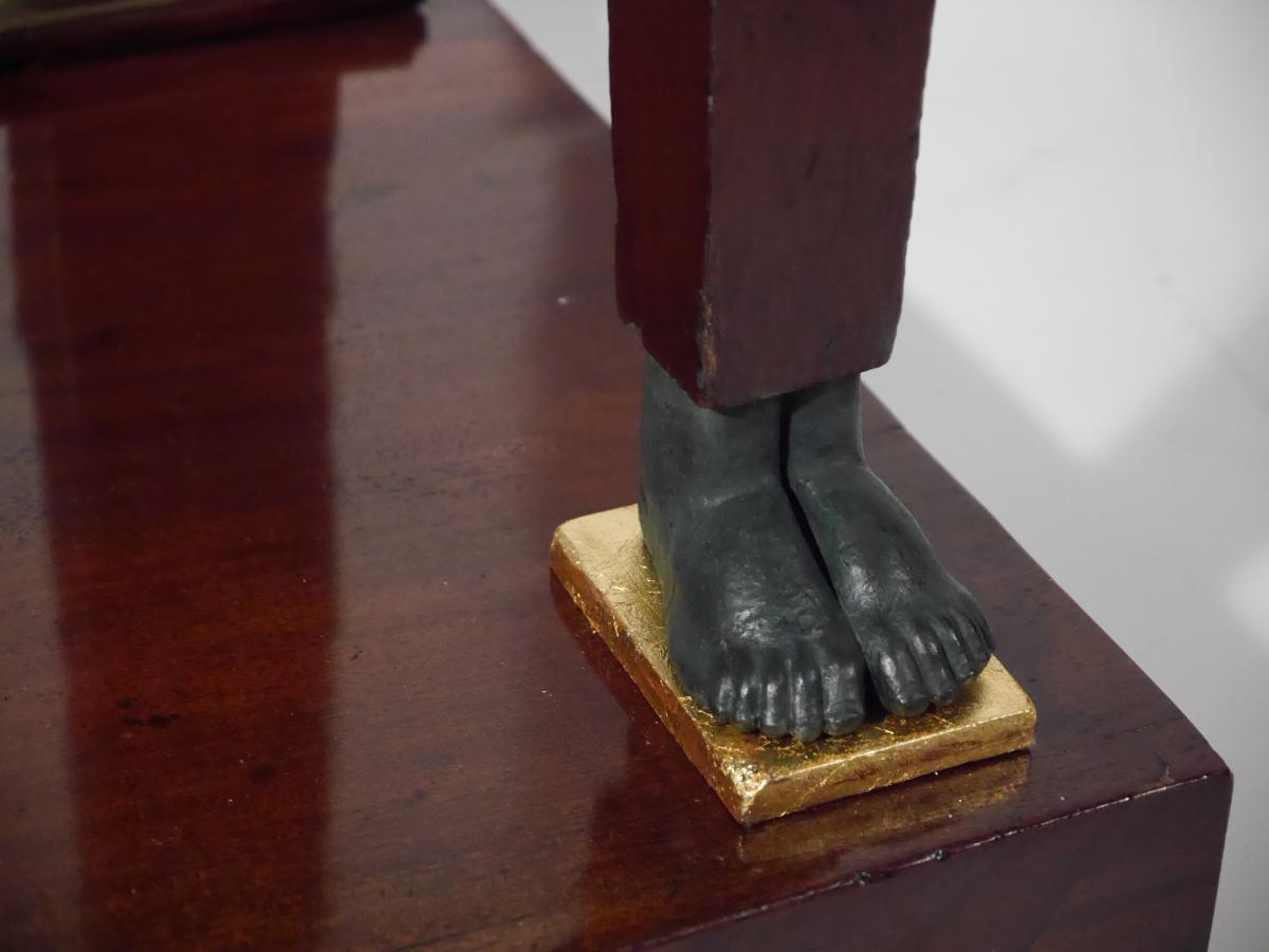 Petite Console d'époque Empire, Début XIXe-photo-3