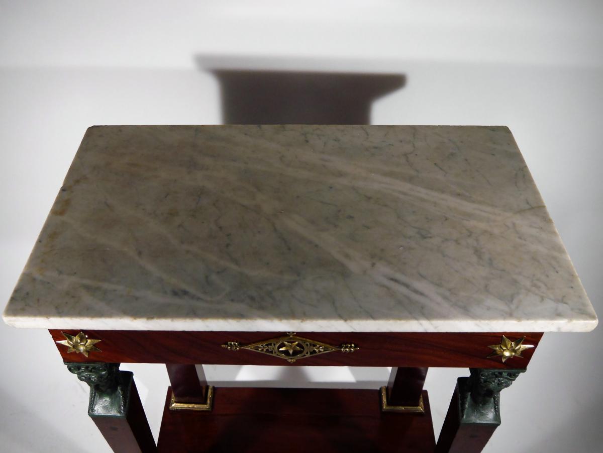 Petite Console d'époque Empire, Début XIXe-photo-2