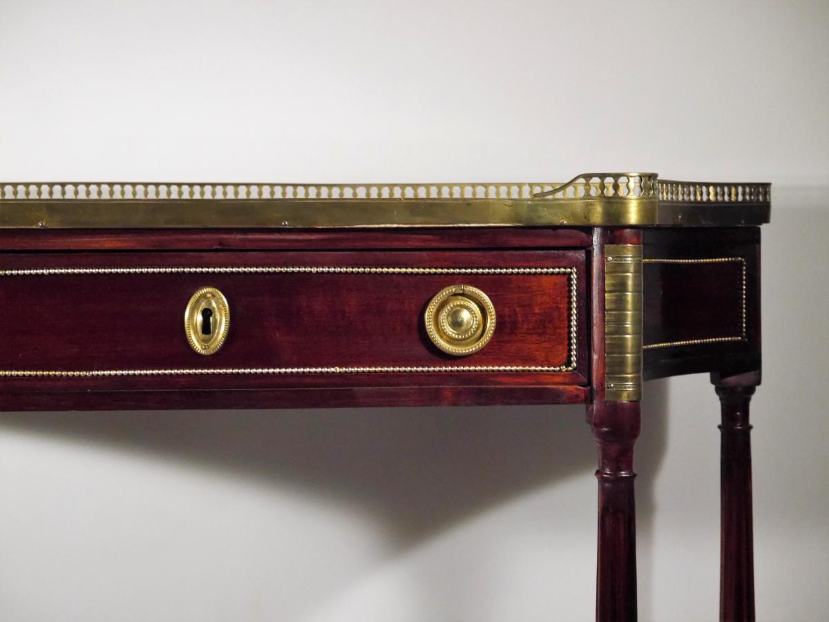 Console en Acajou d'époque Louis XVI, XVIIIe-photo-2